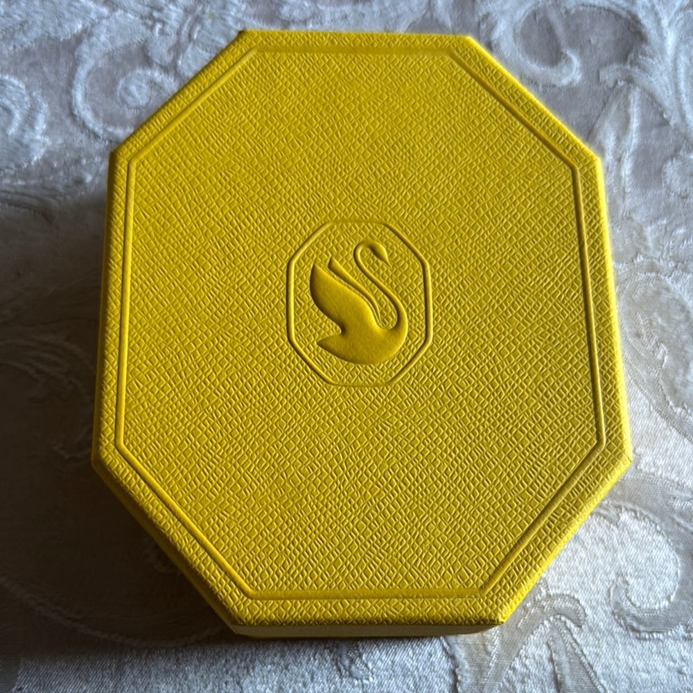 Swarovski Yellow Octagonal Jewelry Box